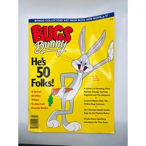 Bugs Bunny Magazine Special #1 1990 Looney Tunes Birthday Tribute Collectors Art